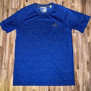 Adidas Men's Heathered Blue Tee